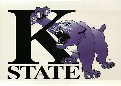 Kansas State University Wildcat Logo Symbol Manhattan KS Big-12 Con - Postcard • $1.99