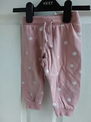 H & M Girl's Jogging Bottoms Aged 9-12mths  • £2.25