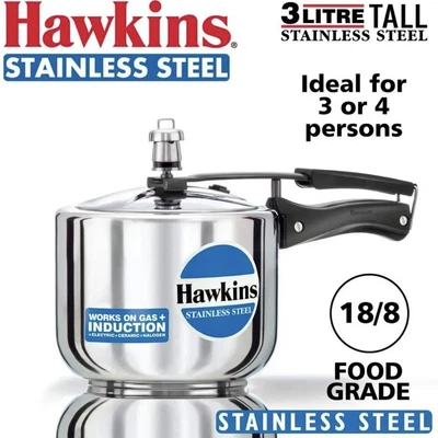 $56.99 • Buy Hawkins B33 Pressure Cooker Stainless Steel Small Silver