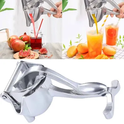 Portable Orange Lemon Fruit Juicer Manual Juicer Squeezer Hand Press Machine NEW • £7.49