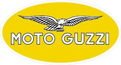 #2613 (1) 3.75  Moto Guzzi V9 V7 Racer Scrambler Decal Sticker LAMINATED • $4.39