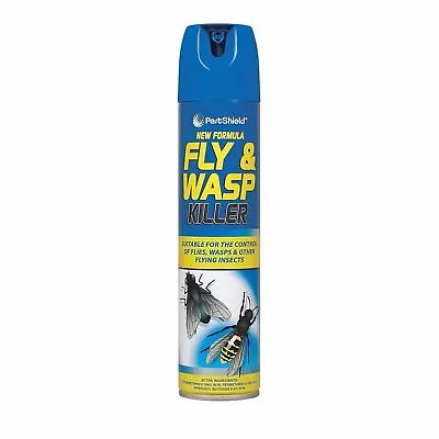 Fly And Wasp Killer 300ml Spray Kills Flies Wasp Flying Ant Midges Mosquito • £5.95