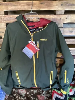 NWT Marmot Castle Peak Men's Jacket RECCON Polartec Rosin Green Mens Med. • $275