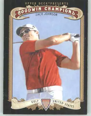 2012 Upper Deck Goodwin Champions #46 Zach Johnson NM-MT  • $0.99