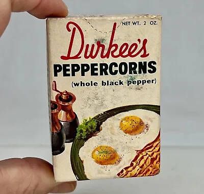 Durkee’s - Black Pepper - Vintage Spice Box Unopened -91967 • $24.99