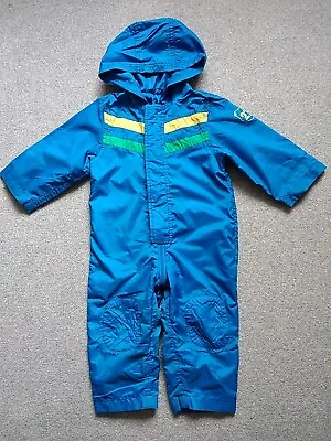 £5 • Buy Boys 18-24 Months Puddlesuit Splashsuit Coat Jacket