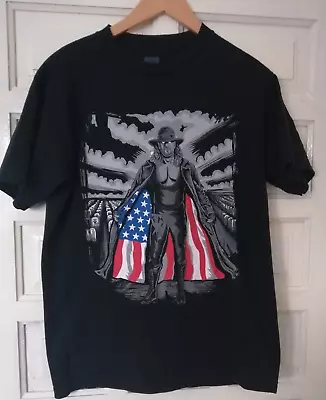 WWE The Undertaker T-Shirt Respect The Flag - USA Flag - Small Fit 36 Chest • £11.99