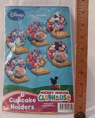 Disney Mickey Mouse Clubhouse Easy Assembly Cupcake Holders - 6 - NIP • $12.99