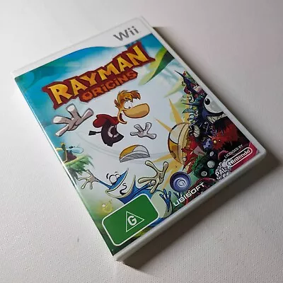 Rayman Origins (2011 PAL Wii) Manual & Tested • $15