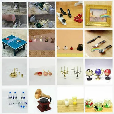 1:12 Dollhouse Play Scenes Miniature Resin Alloy Plastic Mini Decor Toys Gift • $4.99