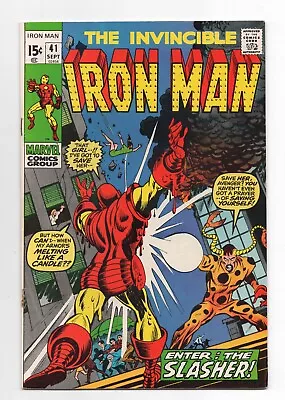 Marvel Comics  Iron Man  41  1971  Tuska • $24