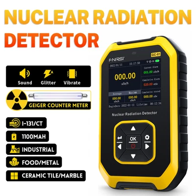 $46.45 • Buy GM Geiger Counter Tube Nuclear Radiation Detector X-Ray β γ Dosimeter Monitor