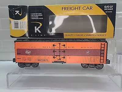 K Line K642-1373 O Gauge Milwaukee Road MILW MM 7-30-74 Wood Sided Reefer Car  • $49.95