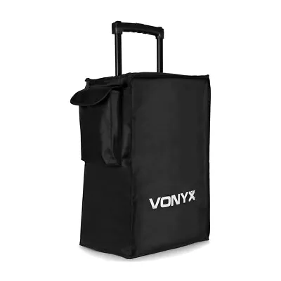 12  Universal Speaker Soft Bag Cover Black Vonyx SC12 • £25.99