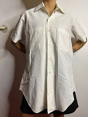 Vintage 1990 Australian Military Army Doctor Nurse White Shirt ADI Uniform XXL • $49.95