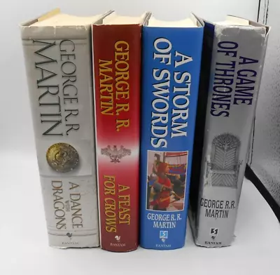 Game Of Thrones George R. R. Martin Hardcover Set Of 4 Fantasy Collectible Books • $150