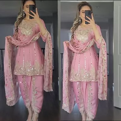 Designer Wedding Party Wear Salwar Kameez New Bollywood Pakistani Dress Indian • $82.54