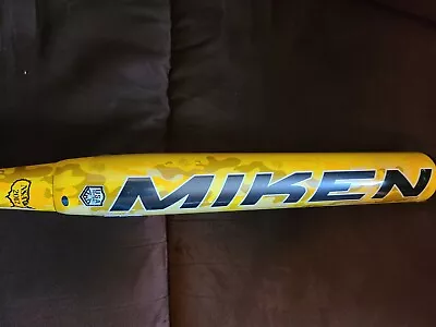 Brand NEW USA Softball Bat Miken Maniac Slowpitch DIC20M Yellow Camo 34” 26oz • $59