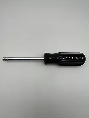 Vintage XCELITE Hollow Shaft Nut Driver 3/16  SAE No.6- • $11