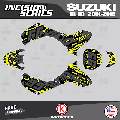 $144.77 • Buy Graphics Kit For SUZUKI JR80 (2001-2015) JR 80  INCISION-yellow-shift