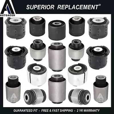 Rear Axle Trailing Subframe Diff Control Arm Bushing Kit 17p For BMW 3 E46 98-06 • $199