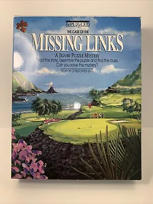 NEW BEPUZZLED Case Of The Missing Links Jigsaw Puzzle Mystery By KING • $11.95