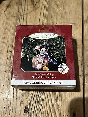 HALLMARK Keepsake 1997 BANDLEADER MICKEY MOUSE Disney CHRISTMAS ORNAMENT Vtg  • $7.90