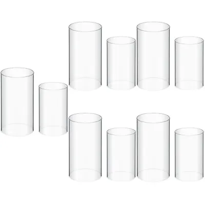 $36.36 • Buy 10 Pcs Daily Use Candle Shade Cover Clear Candle Shade For Room Home Daily