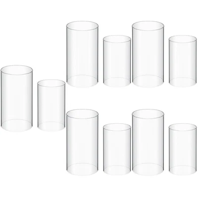 $36.36 • Buy 10 Pcs Daily Use Candle Shade Cover Clear Candle Shade For Room Home Daily
