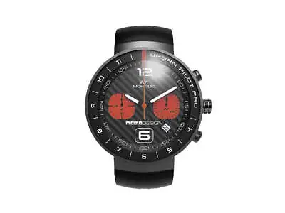 Montjuic X Momo Design Urban Pilot Red Quartz Watch MJ2.1007MOMO.B • $585