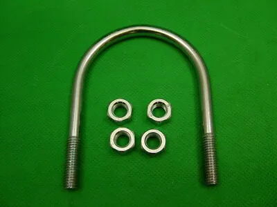 Pack 10 U Bolts Each + 4 Nutspipestubes2  BSP (inside Gap Between Legs 60mm) • £9.60