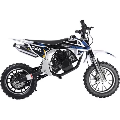 MotoTec Warrior 52cc 2 Stroke Kids Gas Dirt Bike - Multi Colors • $459