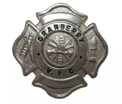 1037----Cranberry Twp (PA) Volunteer Fire Co Vintage Obsolete Badge • $60