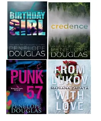 $71.34 • Buy Brand New Combo 4 Book Set: Birthday Girl, The Credence Punk And Lukov Paperback