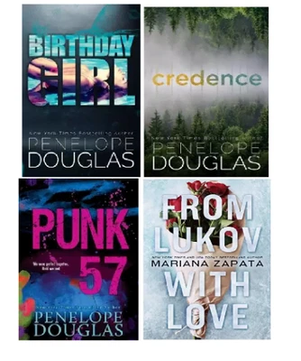$71.34 • Buy Brand New Combo 4 Book Set: Birthday Girl, The Credence Punk And Lukov Paperback
