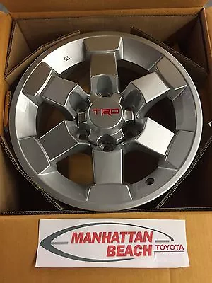 2007-2015 Fj Cruiser New Factory Trd 16  Alloy 6 Spoke Silver Wheel Pt904-35070 • $254.29