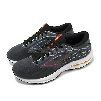 Mizuno Wave Equate 8 Black Red Men Runner Road Running Jogging Shoes J1GC2448-01 • $109.99