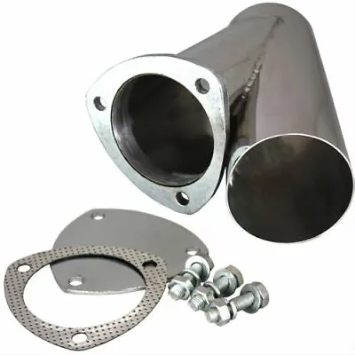 QTP 10350 Exhaust Cutout Manual Stainless Steel Polished Weld-On 3 1/2  Diameter • $74.34
