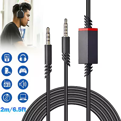 2M Replacement Audio Cable Volume Control For Astro A40 A40TR A10 Gaming Headset • $11.99