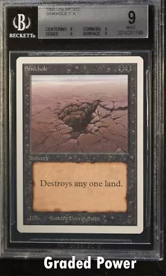 Unlimited Sinkhole  9  (1749) Quad Magic MTG • $173.60