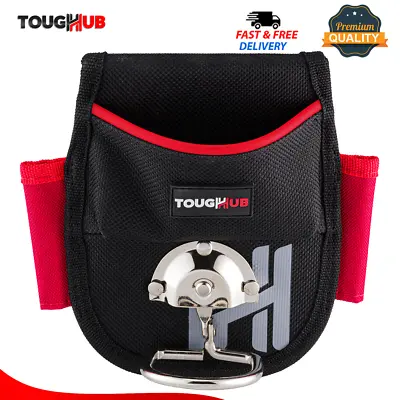 ToughHub Hammer Holder Carpenter Tool Pouch With Steel Swinging Loop TH-22  • £11.99