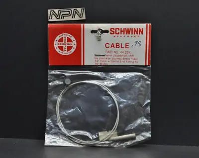 Schwinn Stingray Sturmey Archer 3 Speed Bicycle Stick Shift Cable 44-234 Vtg NOS • $37.99