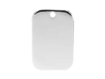 Sterling Silver Rectangular Blank 18x12mm For Metal Stamping Jewellery Pendant • £6.15