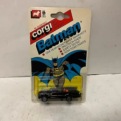 Vintage 1982 Corgi Junior Batman #69 Batmobile Mip Mint Case Fresh • $49