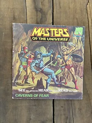 Vintage Masters Of The Universe Caverns Of Fear Book 1984 He-Man Motu Mattel • $8