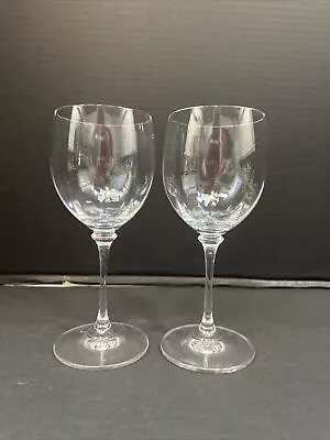 2 Mikasa Stephanie Crystal Wine Glasses 7 1/8  • $59.99