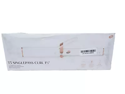 T3 SinglePass Curl Professional Curling Iron 1 1/2 Inch White Rose Gold • $79.99