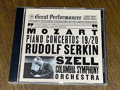 Serkin & Szell-mozart:piano Concertos Nos. 19 & 20/orig Cbs Great Perfor-us Dadc • $0.99