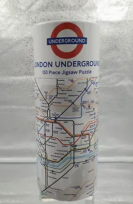 Gibsons London Underground Map 150 Piece Jigsaw Puzzle 26 X 18cm In Tube Gift • £11.99