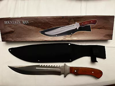 Frost Cutlery Mountain Man 15 1/2” Massive Saw Back Bowie Knife • $29.99